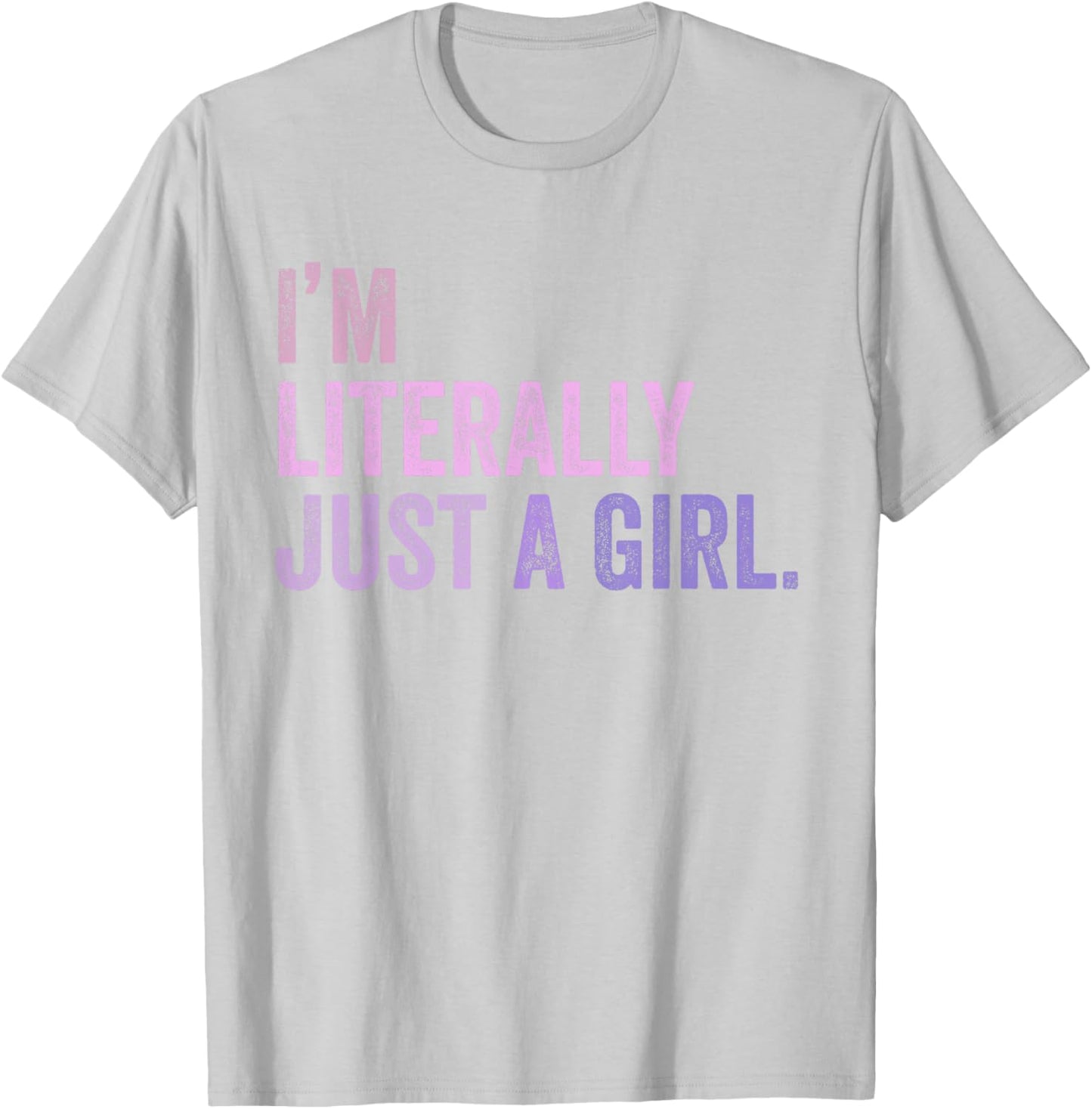 I'm literally just a girl cute coquette bows girl T-Shirt - T-Shirt | Ash