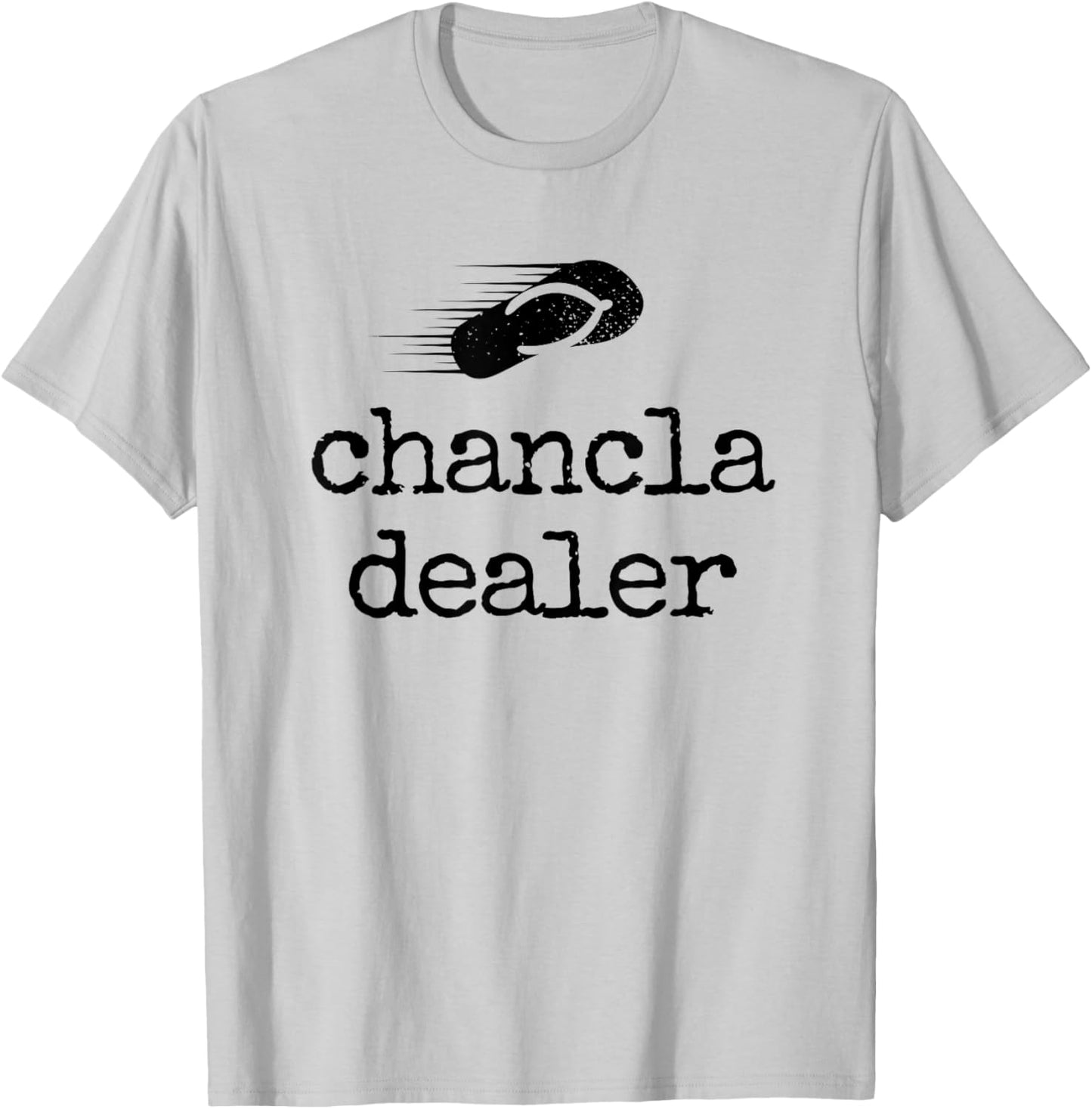 Chancla Dealer Retro Hispanic Heritage Month Mom Chancleta T-Shirt - T-Shirt | Ash