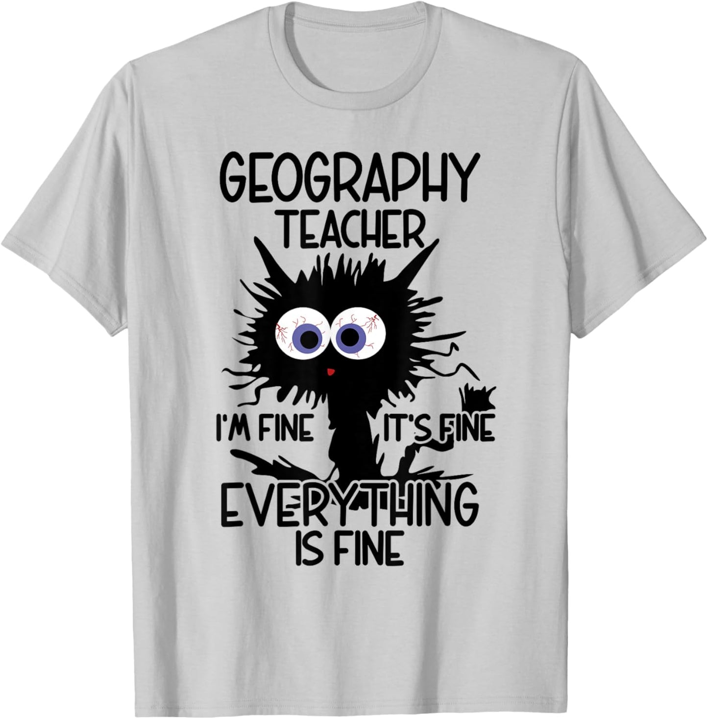 Geography Teacher Appreciation Merch T-Shirt - T-Shirt | Ash