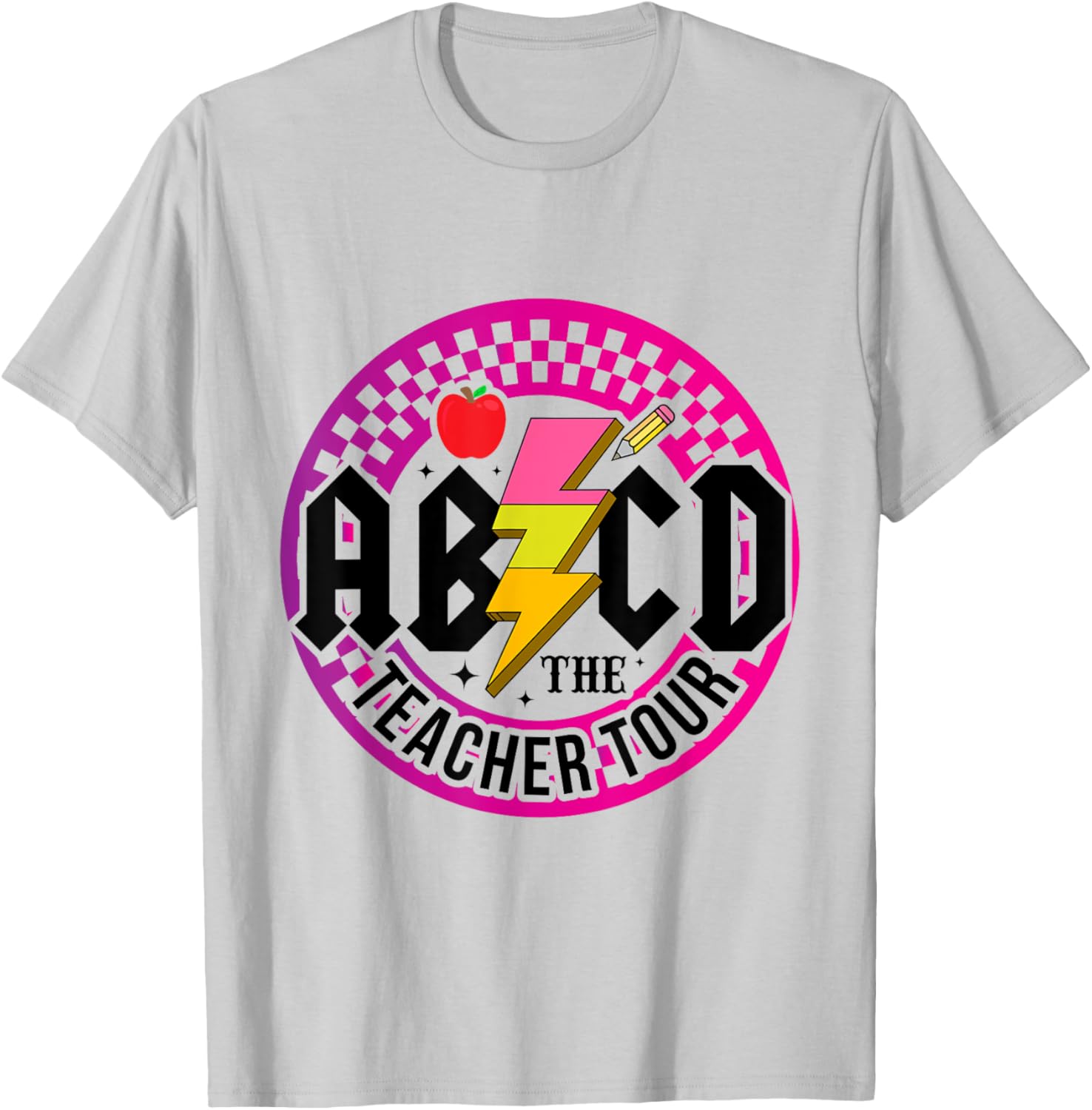 AB CD The Teacher Tour T-Shirt - T-Shirt | Ash
