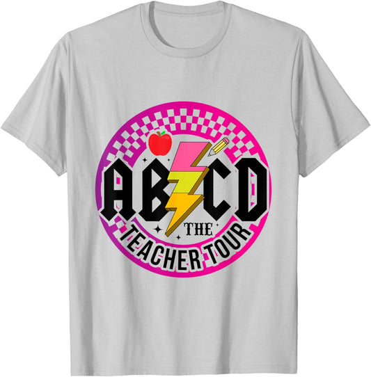 AB CD The Teacher Tour T-Shirt - T-Shirt | Ash