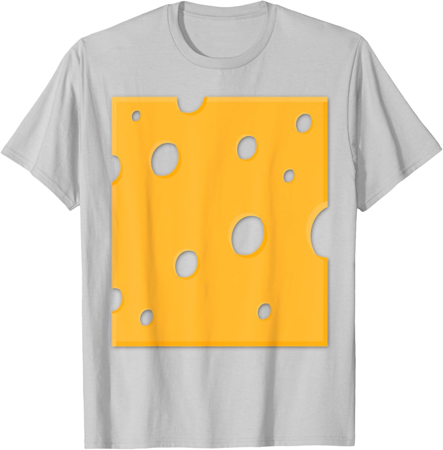 Couple Costume, Best Friend Costume, Slice of Swiss cheese T-Shirt - T-Shirt | Ash