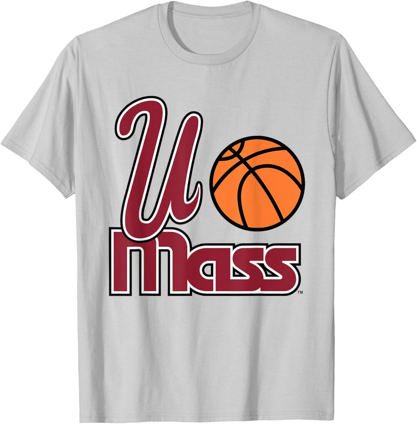 UMass Minutemen | Official Licensed NCAA Merch | UMASVIN1005 T-Shirt - T-Shirt | Ash