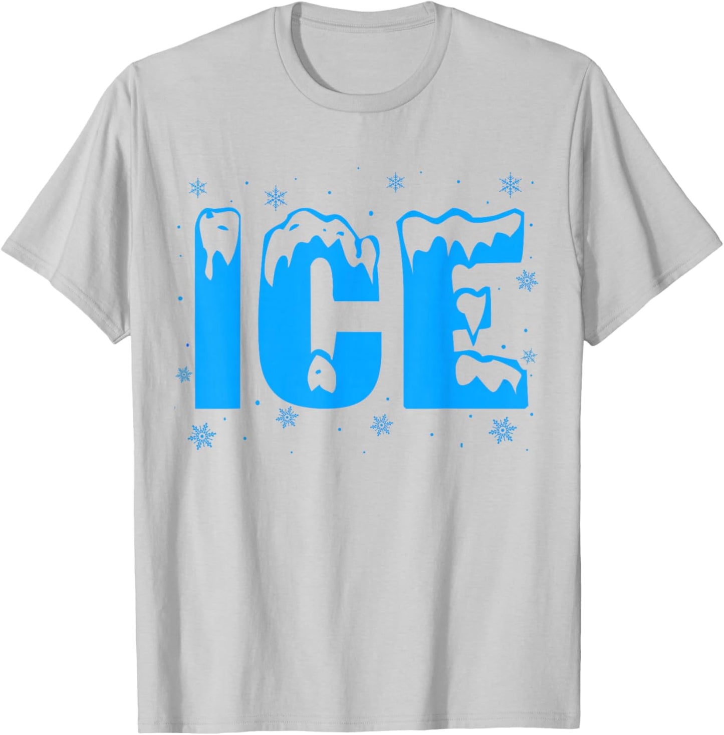 Funny Ice Costume Halloween 2024 Family Matching T-Shirt - T-Shirt | Ash