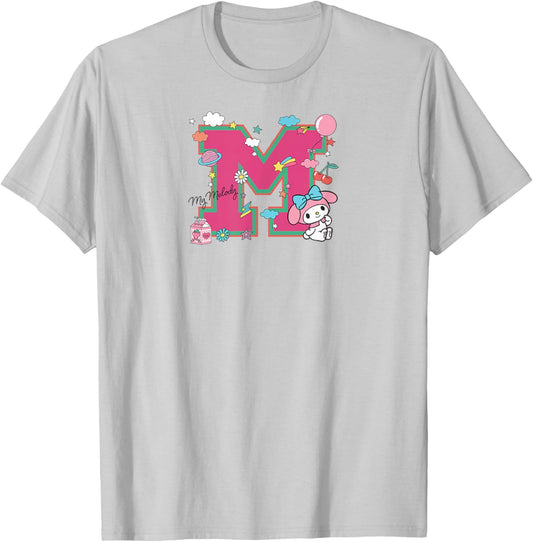 My Melody M is For T-Shirt - T-Shirt | Ash