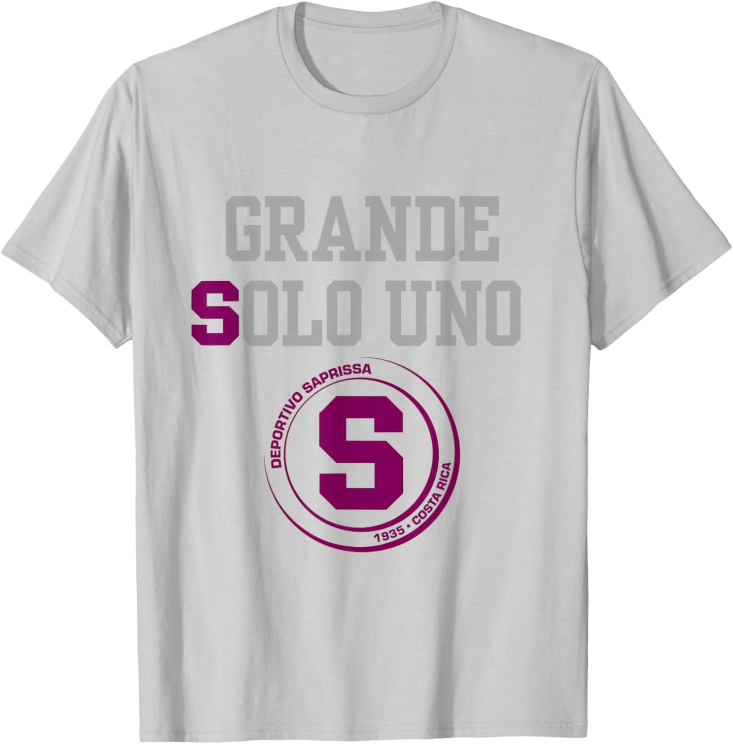 Grande SOLO uno Saprissa apparel T-Shirt - T-Shirt | Ash