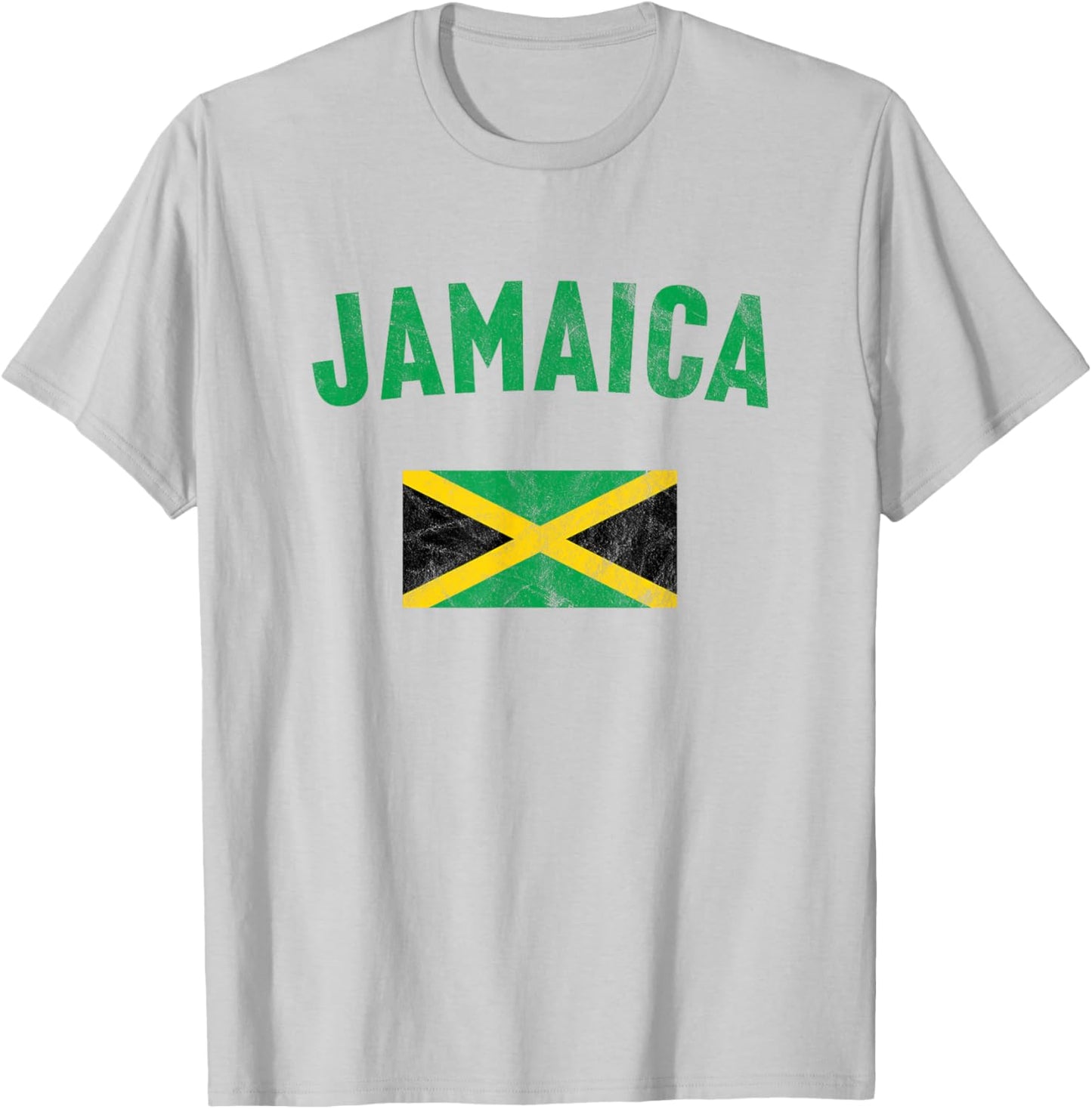 Jamaica Flag T-Shirt - T-Shirt | Ash