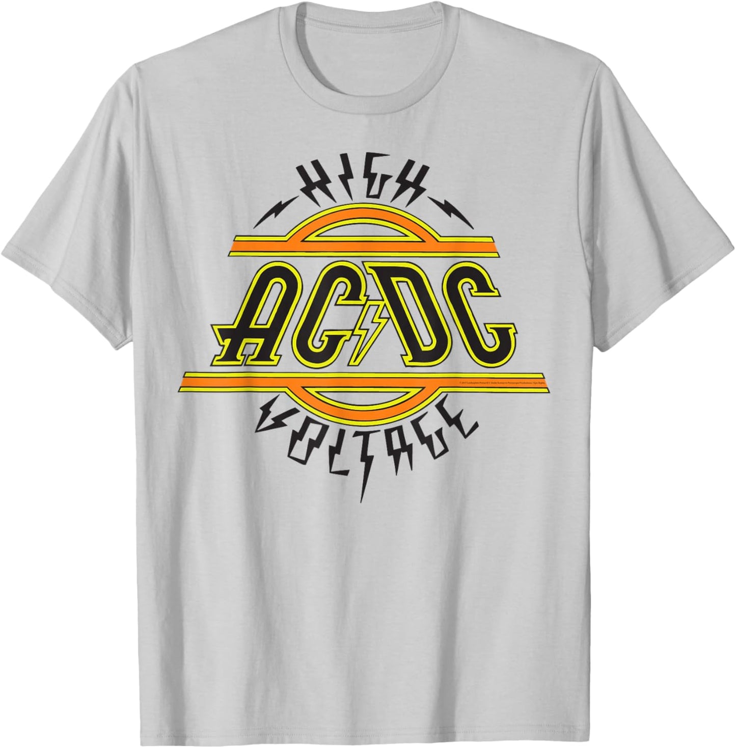 AC/DC - High Voltage T-Shirt - T-Shirt | Ash