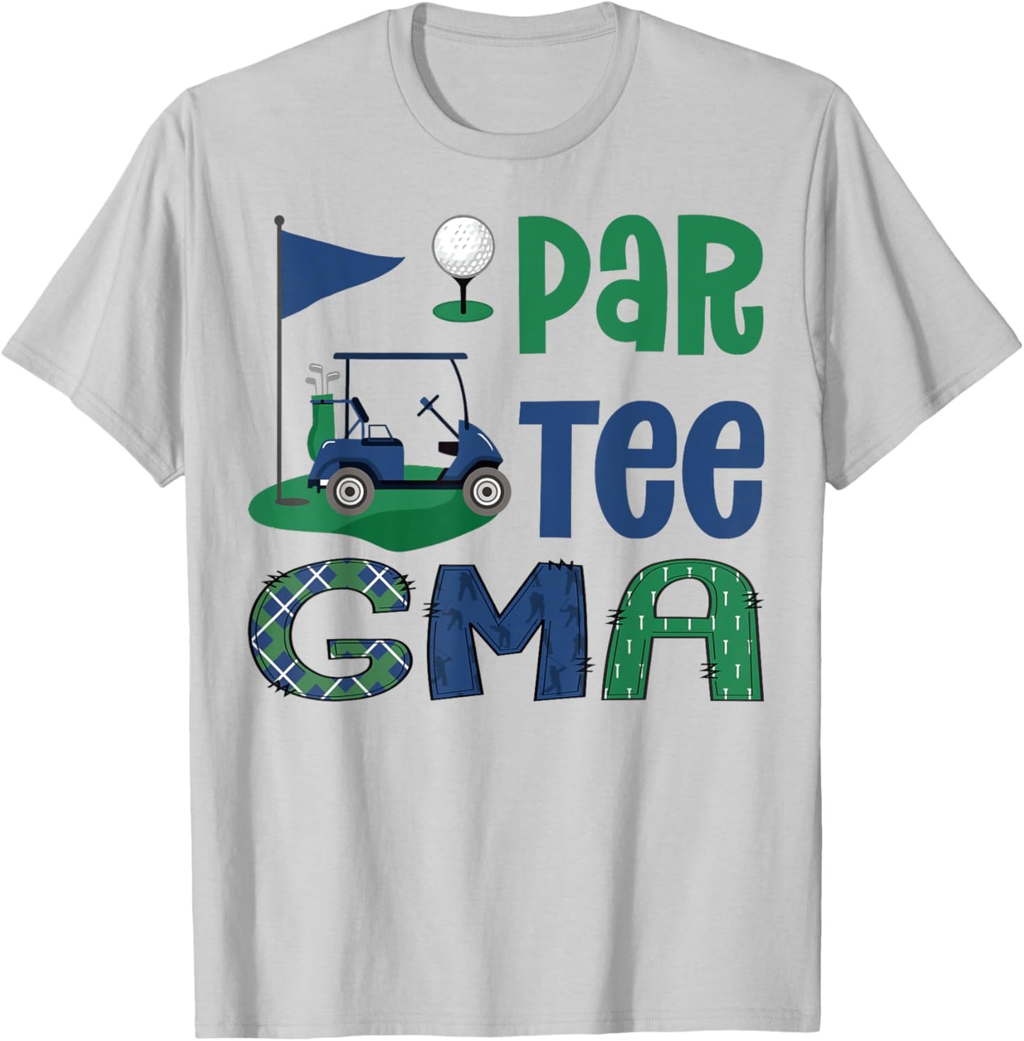 Par- Gma Golf Lover Birthday Party Family Matching T-Shirt - T-Shirt | Ash