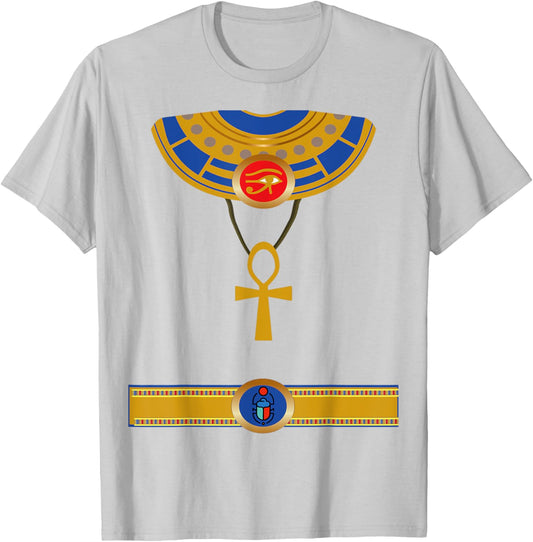 Last Minute Egyptian Pharaoh Halloween Egypt Group Costume T-Shirt - T-Shirt | Ash
