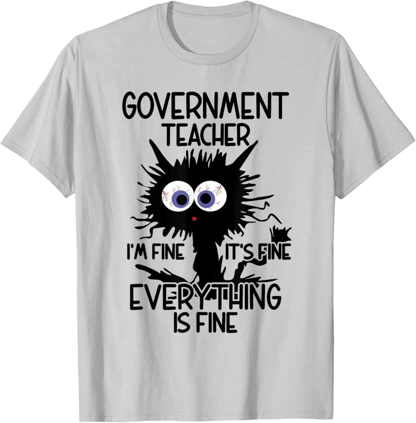 Government Teacher Appreciation Merch T-Shirt - T-Shirt | Ash