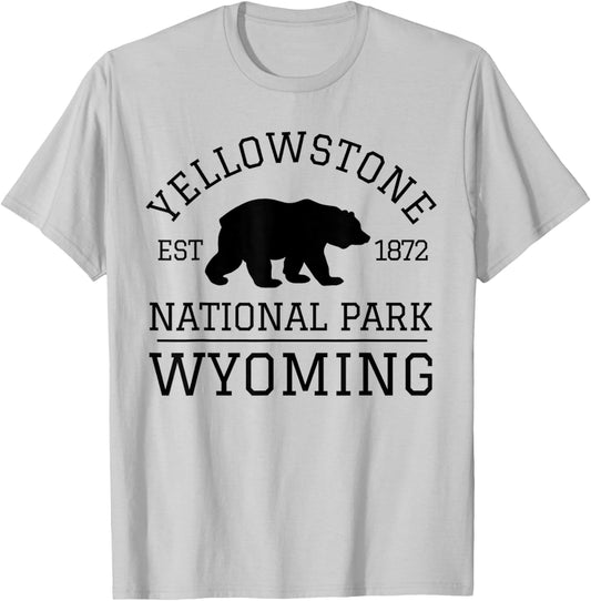 Yellowstone National Park T-Shirt - T-Shirt | Ash