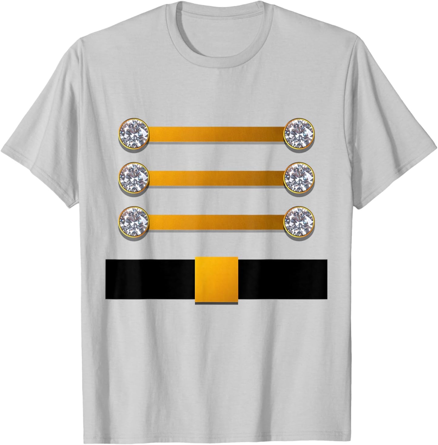 Toy Soldier Nutcracker Costume Christmas Drummer Outfit T-Shirt - T-Shirt | Ash