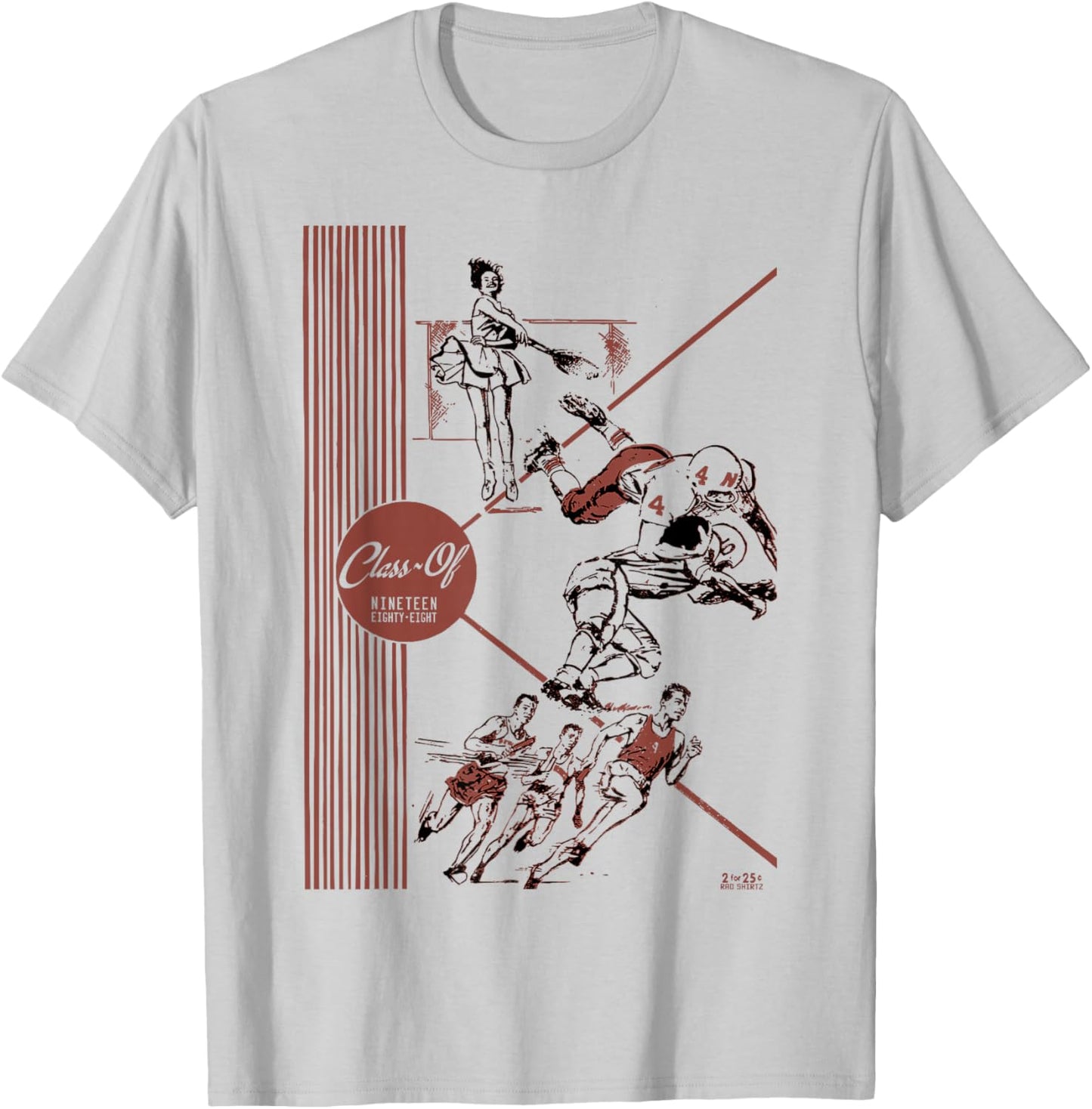 Gen X Best Class of 1988 Old School Retro Vintage Nostalgia T-Shirt - T-Shirt | Ash