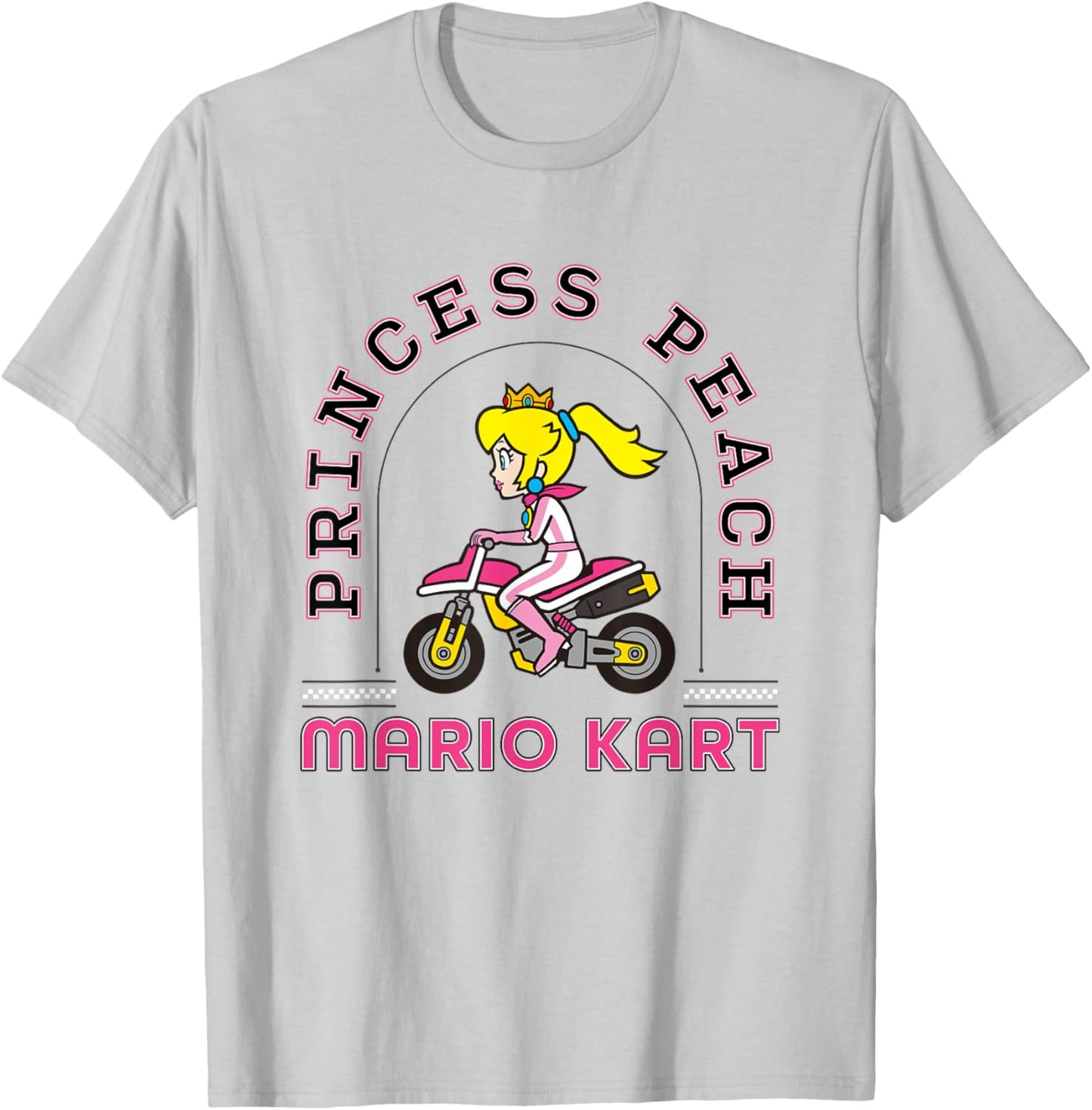 Mario Kart Princess Peach Rally Driver Classic Collegiate T-Shirt - T-Shirt | Ash