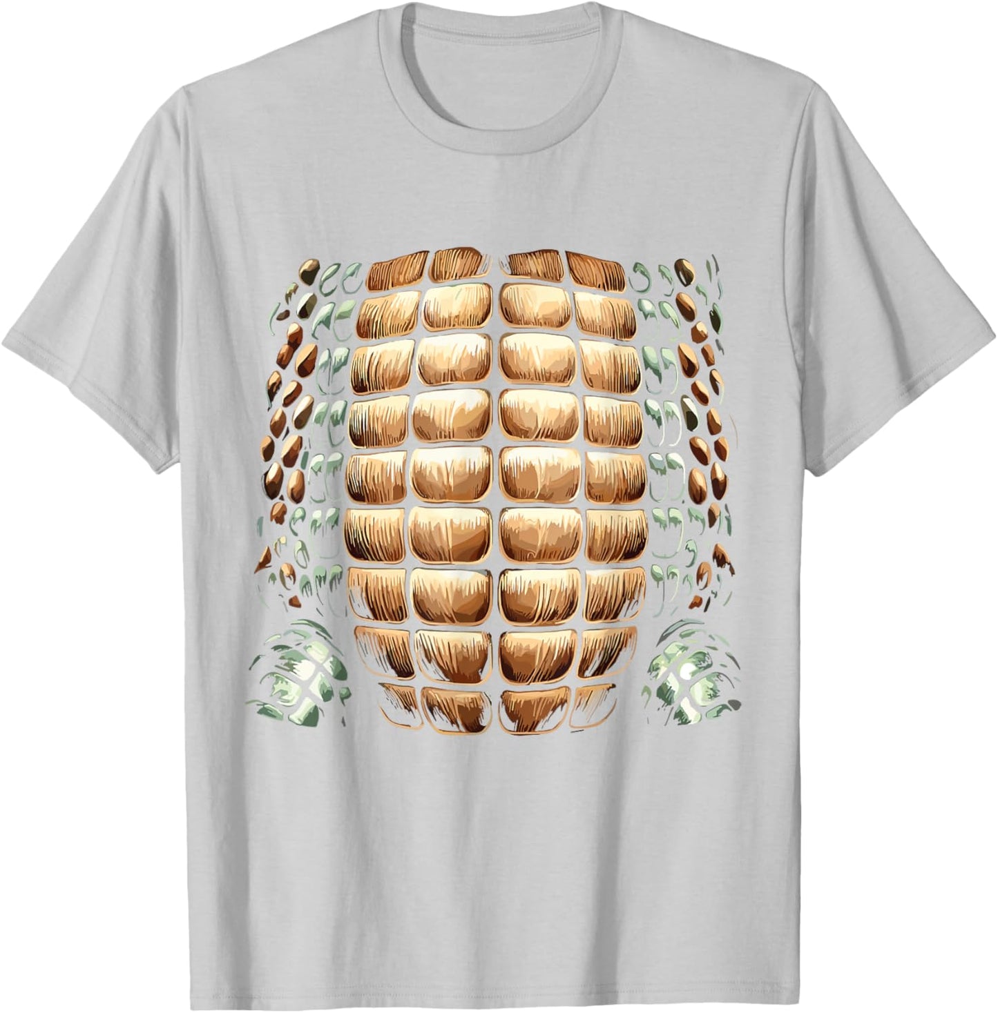 Funny Crocodile Costume Men Women Kids Lazy Halloween T-Shirt - T-Shirt | Ash