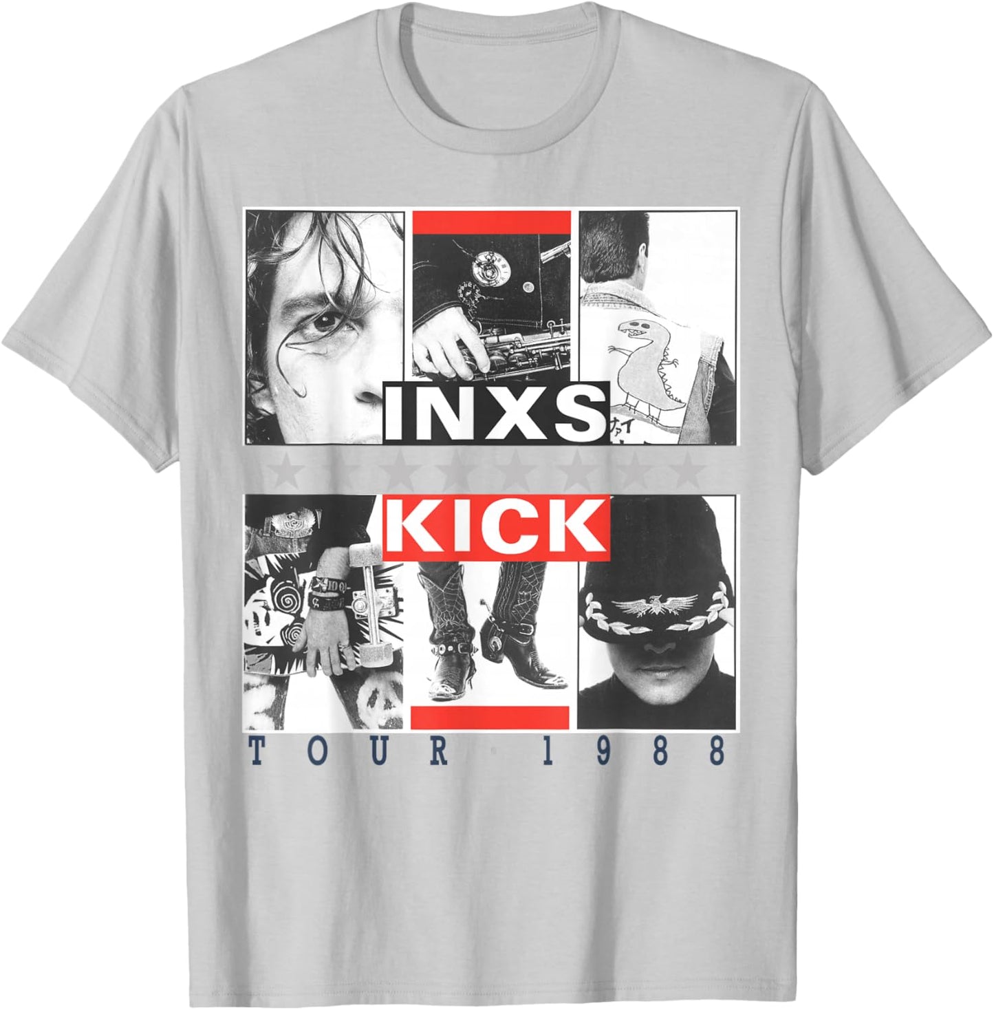 INXS – Kick Inner Cover T-Shirt - T-Shirt | Ash
