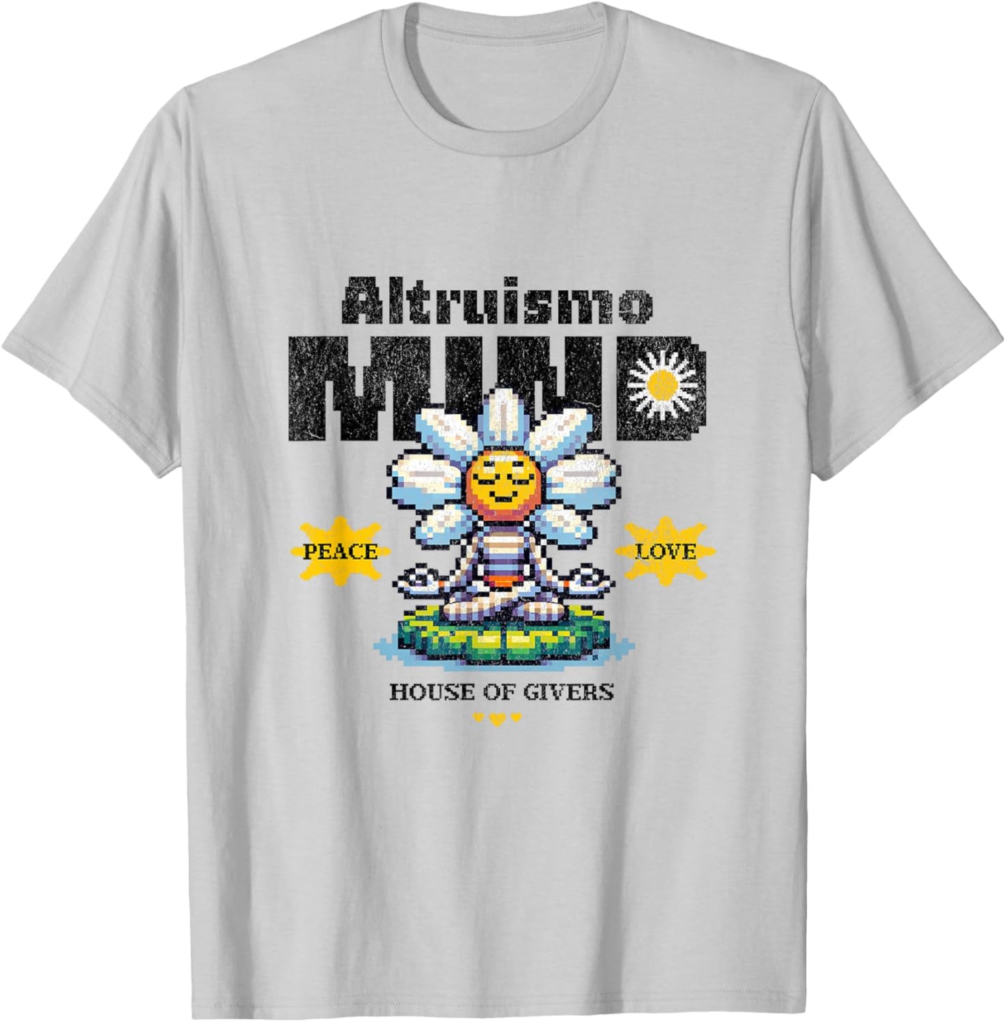 ALTRUISMO House of Givers, RCA Givers School Spirit Vintage T-Shirt - T-Shirt | Ash