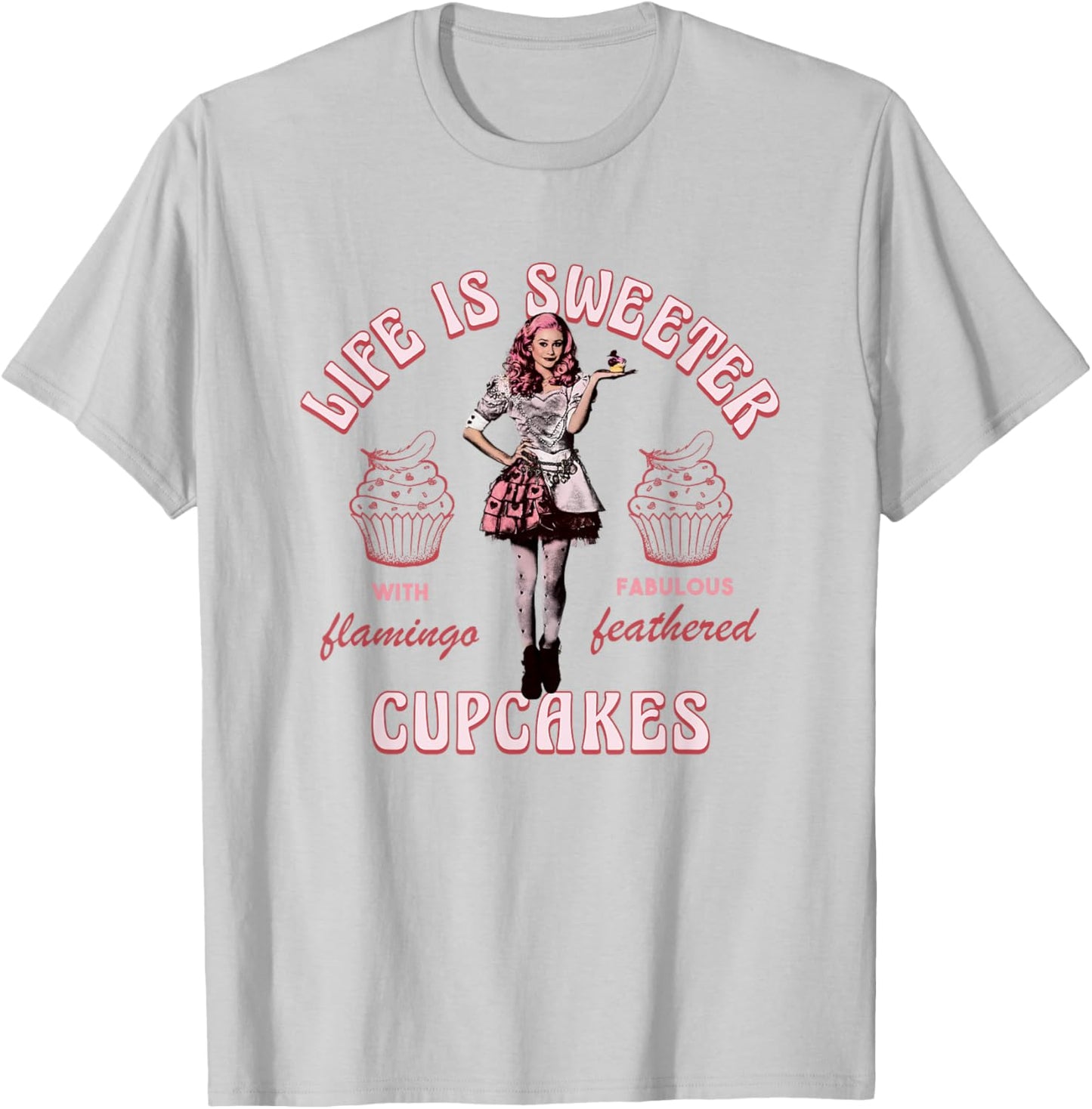 Disney Descendants: The Rise Of Red Life Is Sweeter Logo T-Shirt - T-Shirt | Ash
