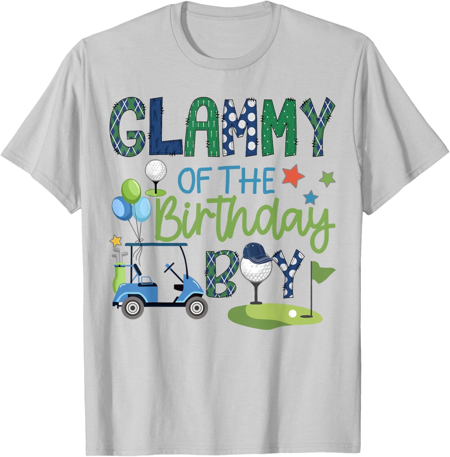 Glammy Of The Birthday Boy Hole in One Golf Sport T-Shirt - T-Shirt | Ash