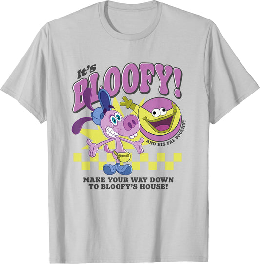Disney Pixar Inside Out 2 It's Bloofy And Pouchy Big Poster T-Shirt - T-Shirt | Ash