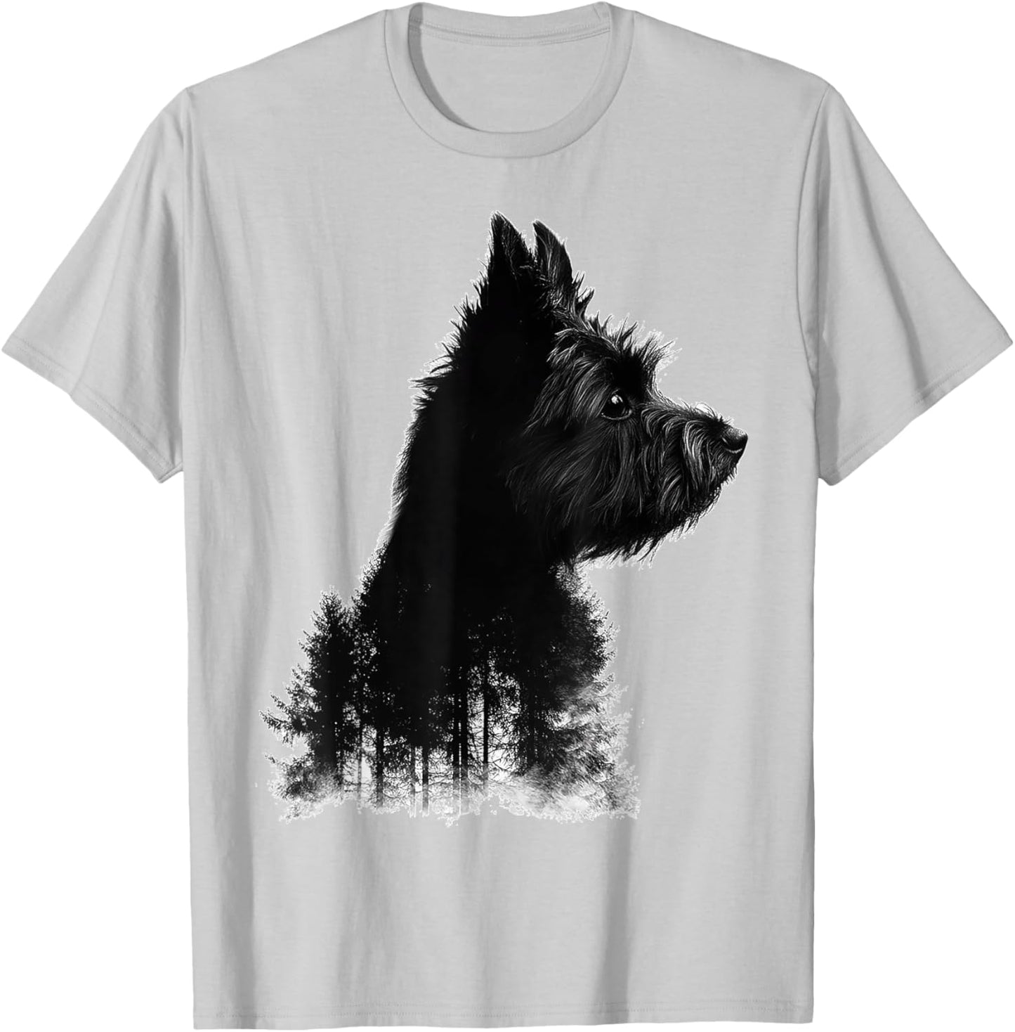 Cairn Terrier Dog Motif Pet Art Cairn Terrier Women Kids T-Shirt - T-Shirt | Ash