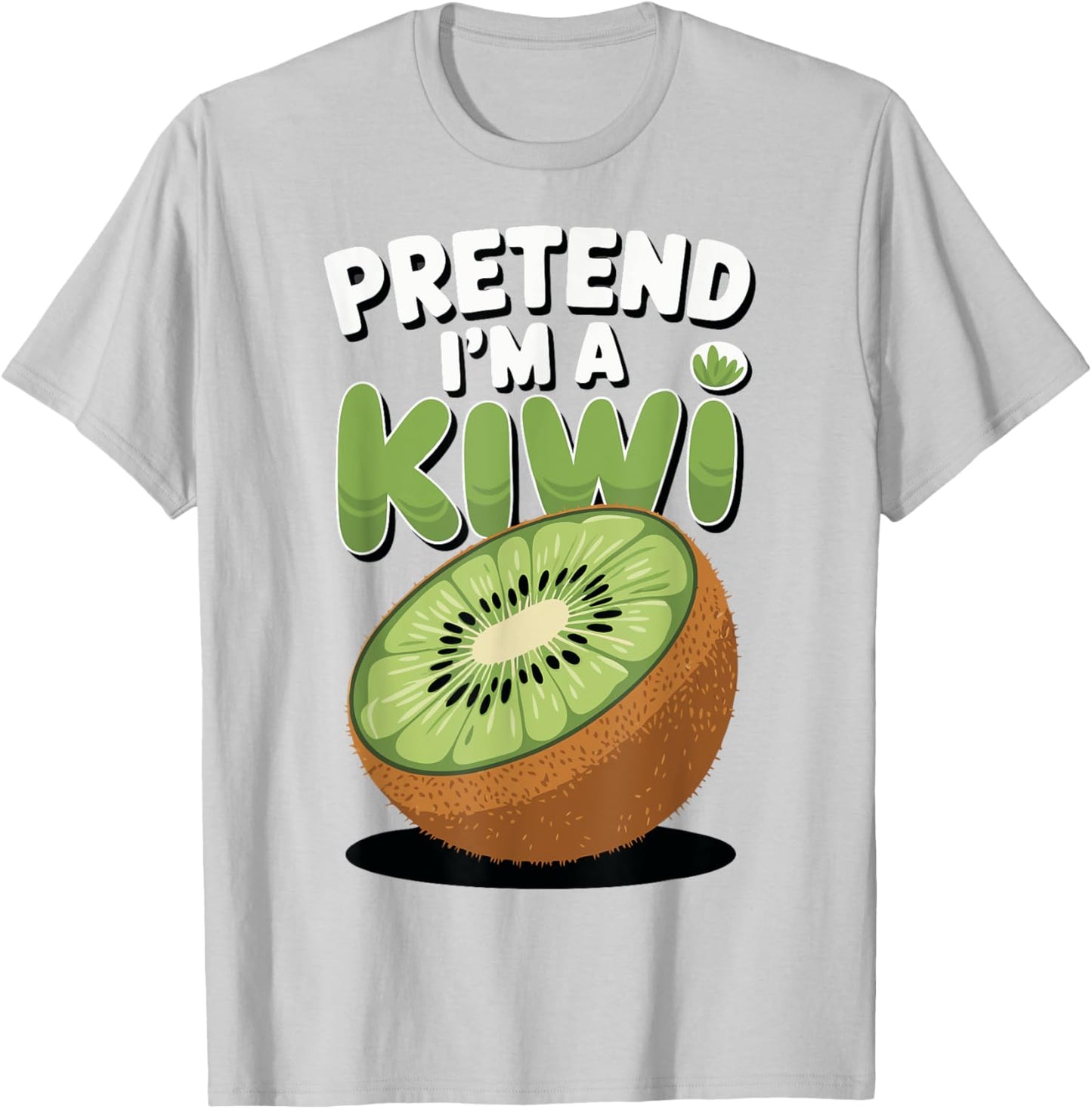 Pretend I'm A Kiwi T-Shirt - T-Shirt | Ash