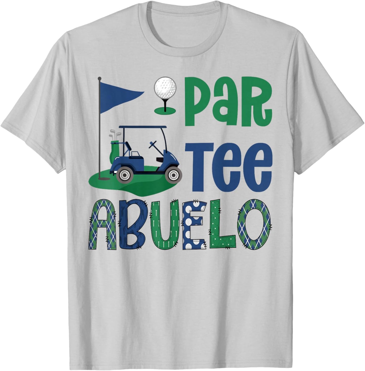 Par- Abuelo Golf Lover Birthday Party Family Matching T-Shirt - T-Shirt | Ash