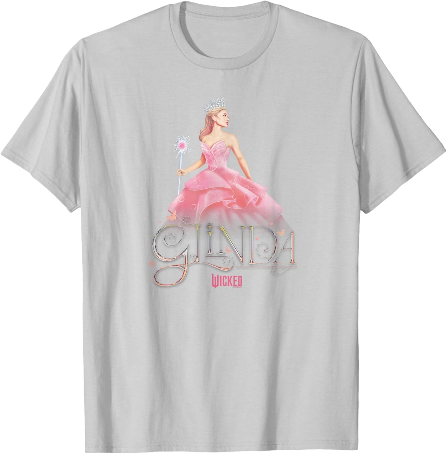 Wicked Glinda Elegant Pose T-Shirt - T-Shirt | Ash