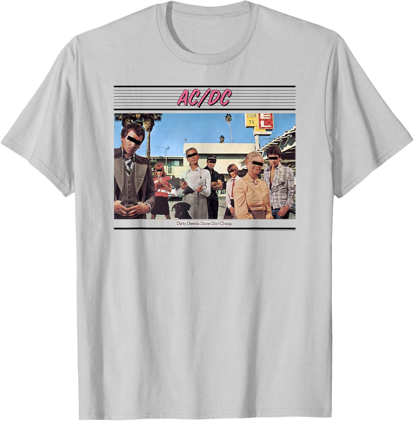 AC/DC - Dirty Deeds Done Dirt Cheap T-Shirt - T-Shirt | Ash
