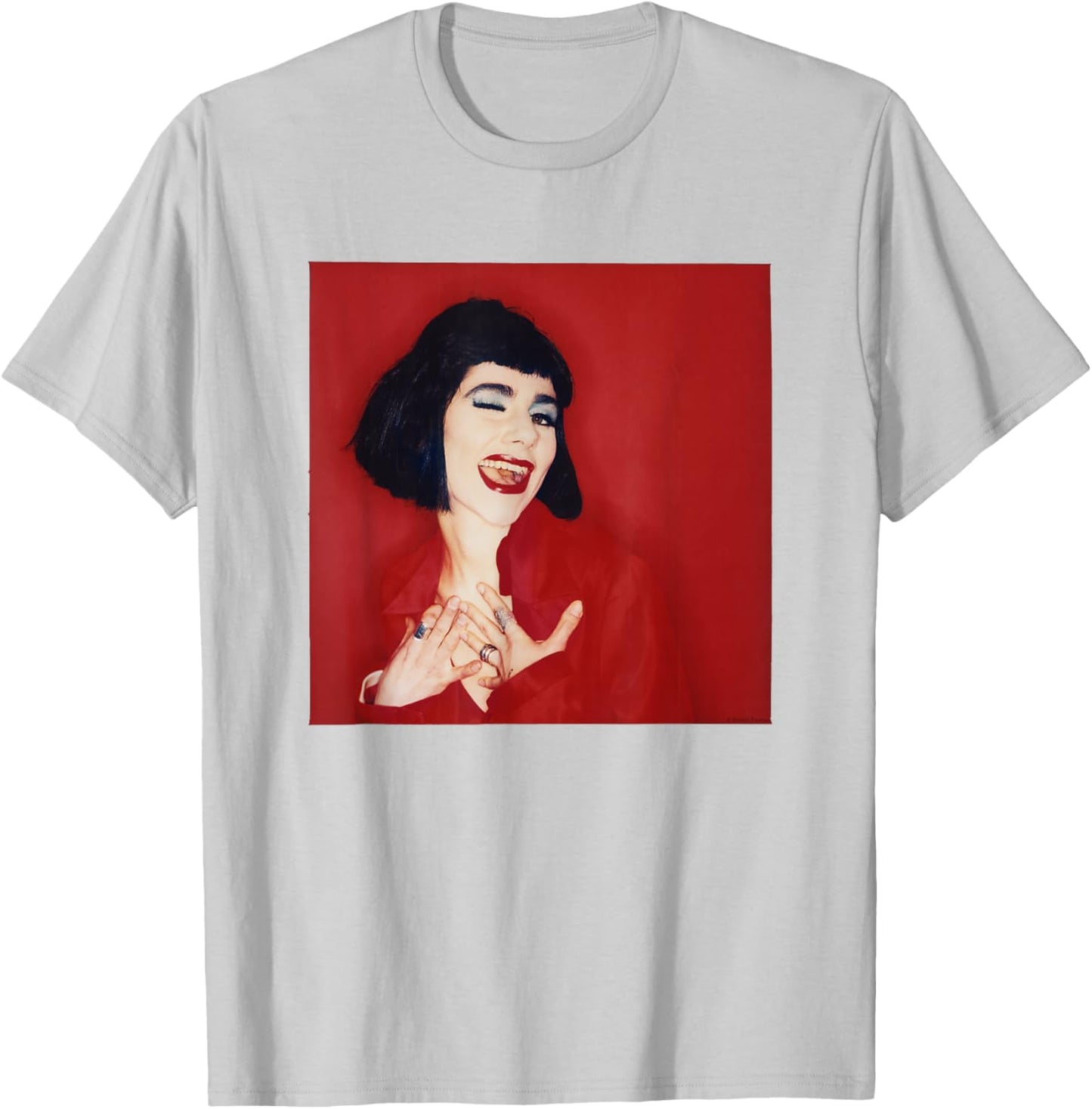 PJ Harvey Red Photo Shoot 1995 By Simon Fowler T-Shirt - T-Shirt | Ash