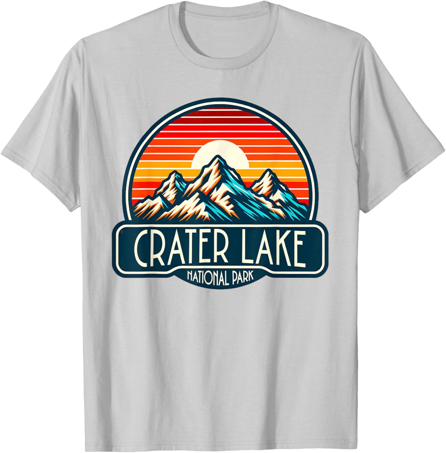 Crater Lake National Park T-Shirt - T-Shirt | Ash