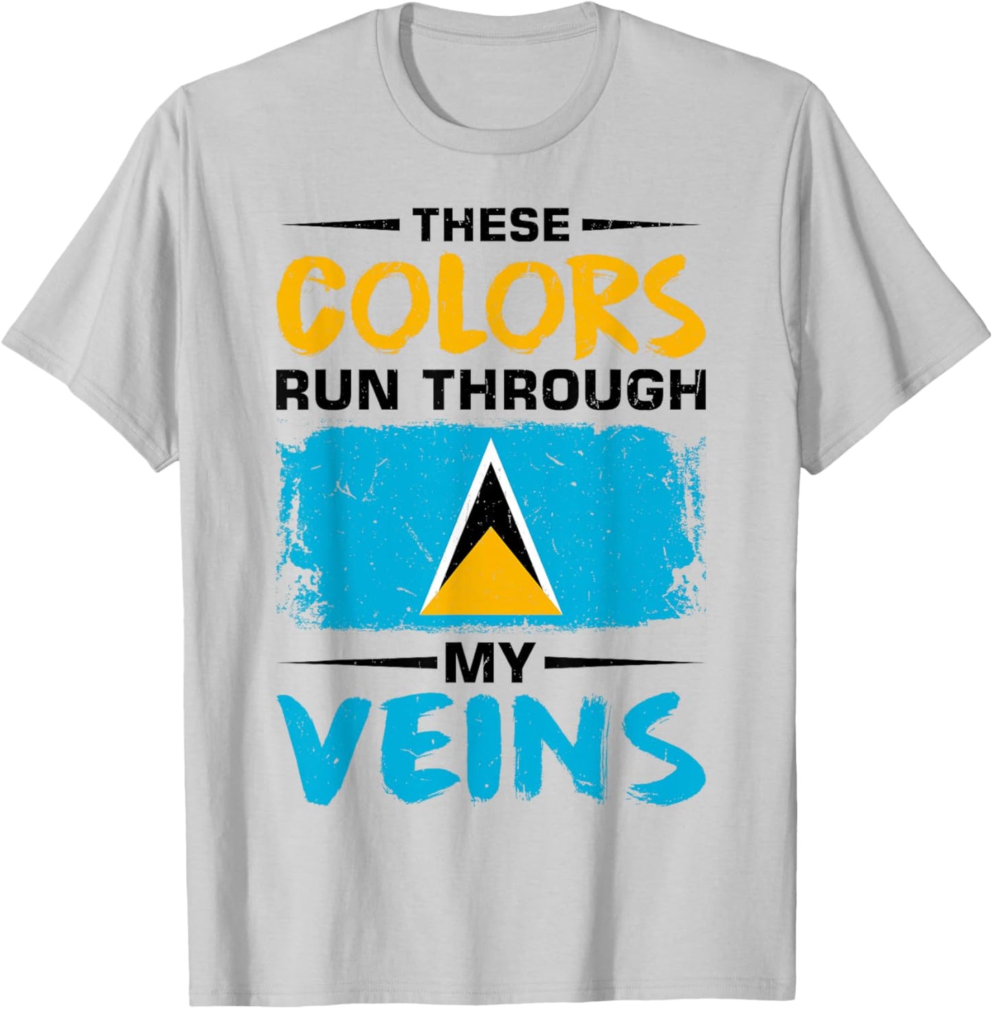 Saint Lucian Roots Lucian Pride Design for St Lucian T-Shirt - T-Shirt | Ash