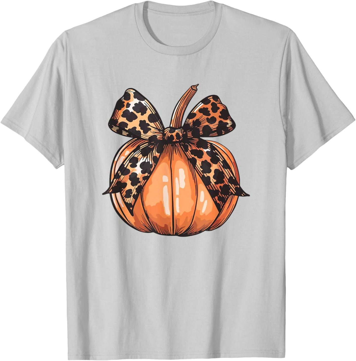 Pumpkin Graphic Vintage Thanksgiving Fall Women Autumn T-Shirt - T-Shirt | Ash