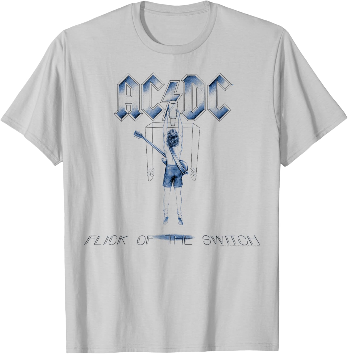 AC/DC - Flick T-Shirt - T-Shirt | Ash