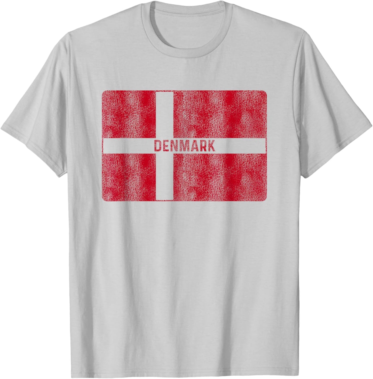 Vintage Denmark Flag Danish Souvenir Women and Kids T-Shirt - T-Shirt | Ash
