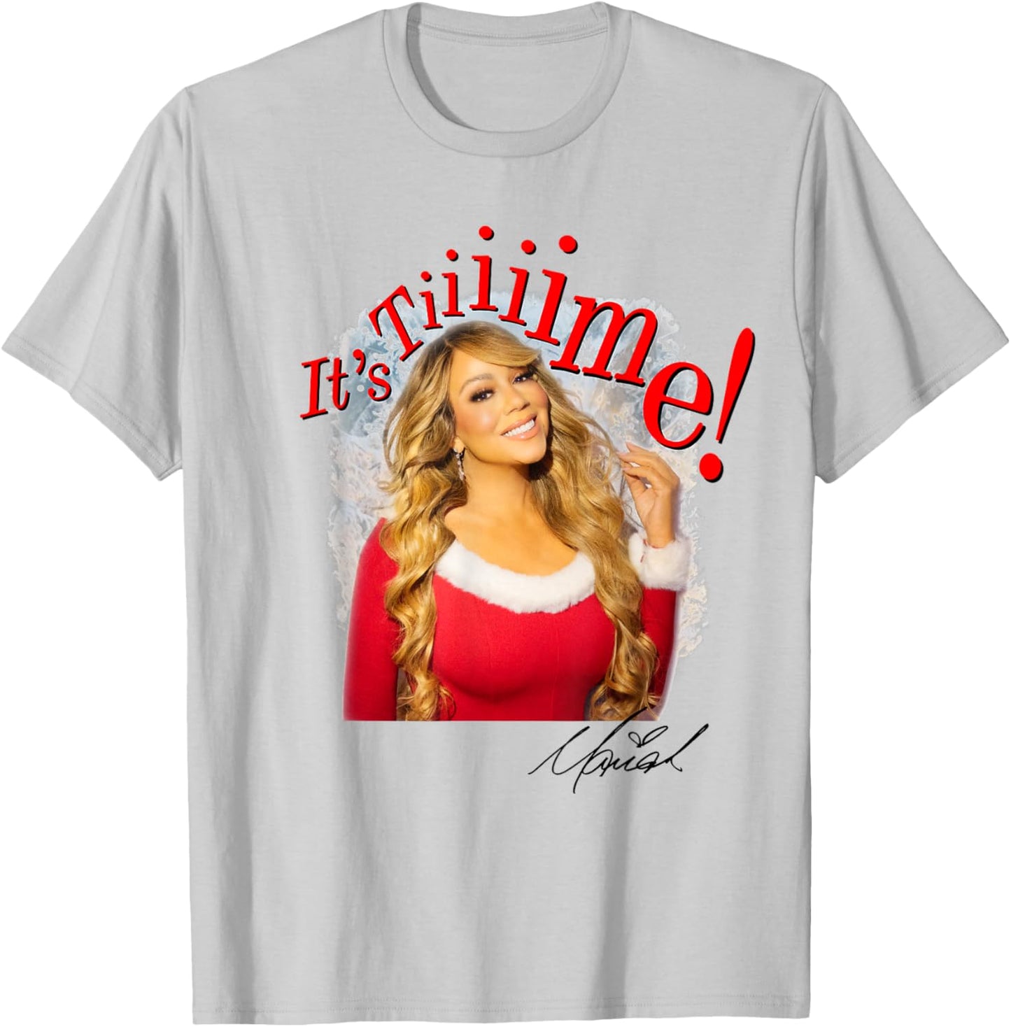 Mariah Carey Official It's Time 30th Anniversary T-Shirt - T-Shirt | Ash