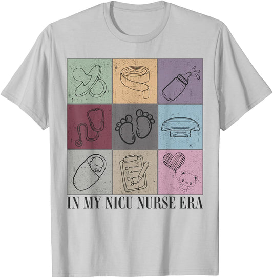 Neonental Intensive Care Unit In My Nicu Nurse Era T-Shirt - T-Shirt | Ash