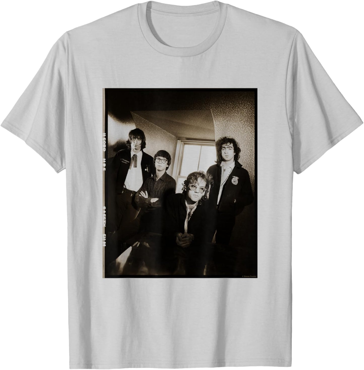REM 1981 Band Photo By Simon Fowler T-Shirt - T-Shirt | Ash