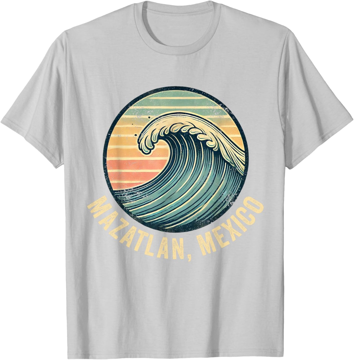 Mazatlan Mexico Souvenir Mexican Vacation Men Women Reminder T-Shirt - T-Shirt | Ash