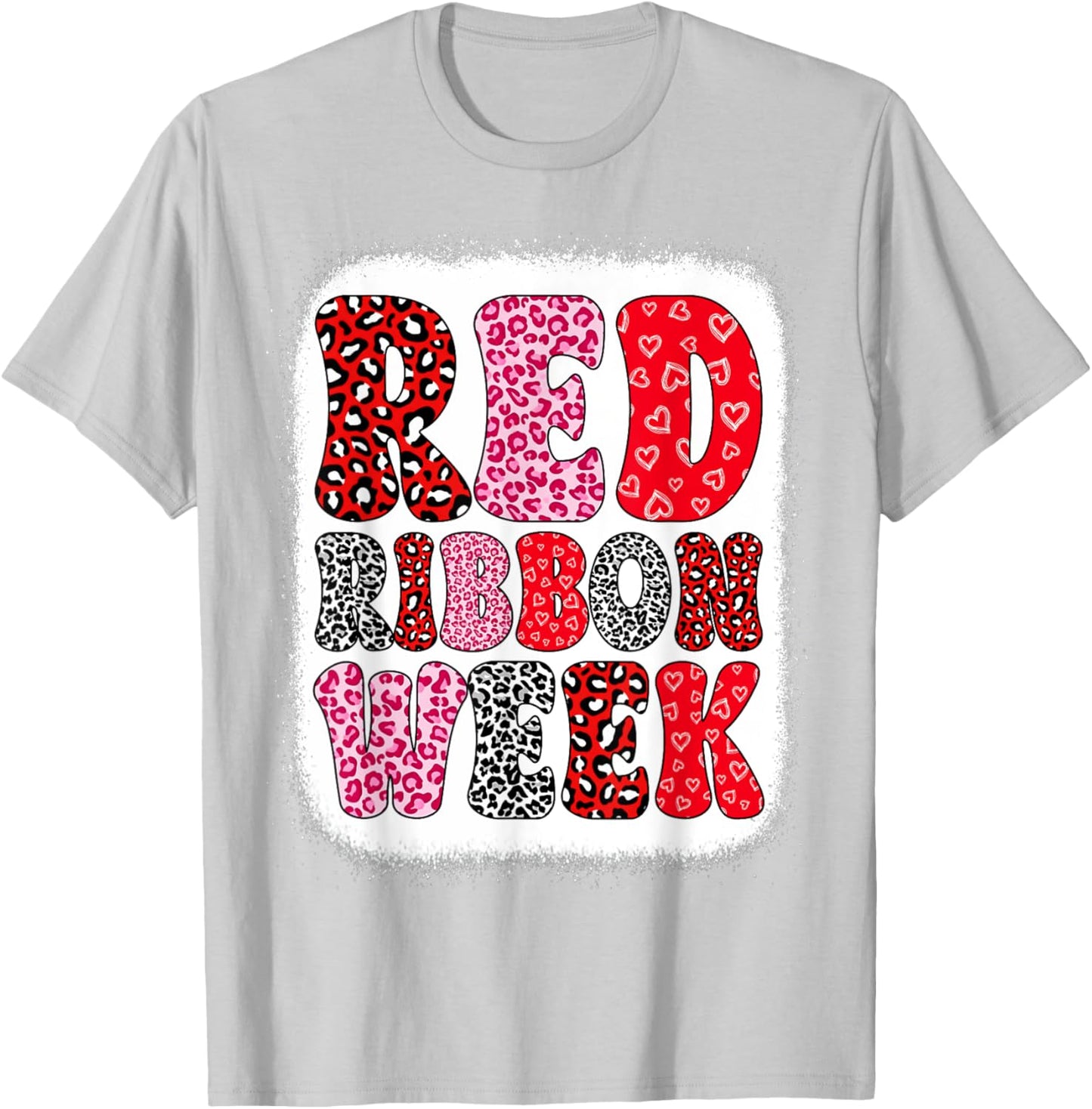 Red Ribbon Week Say No To Drugs Say Yes To Kindness T-Shirt - T-Shirt | Ash