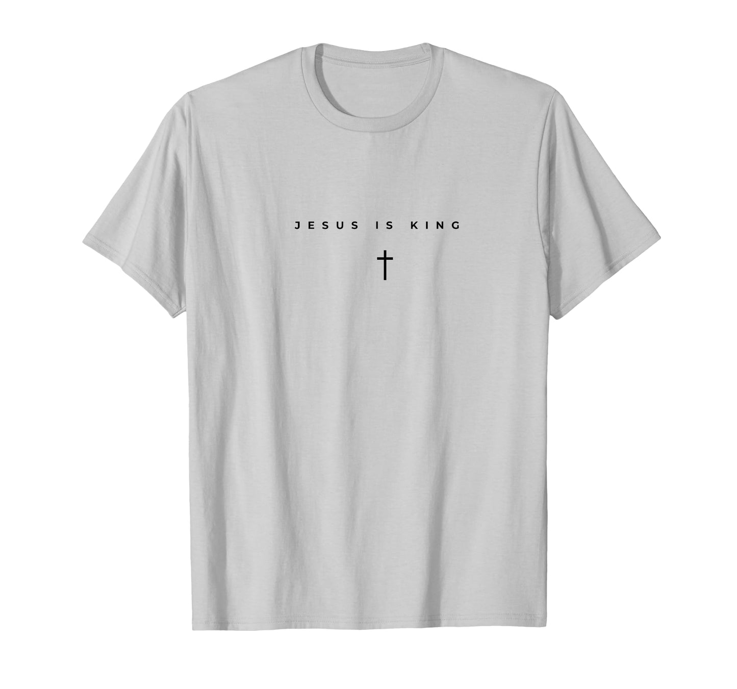 Jesus is king Subtle Christian Minimalist T-Shirt