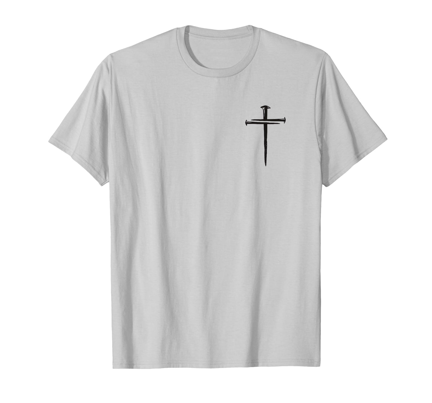 Christian Minimalist Religious Jesus Christ 3 Nails Cross T-Shirt
