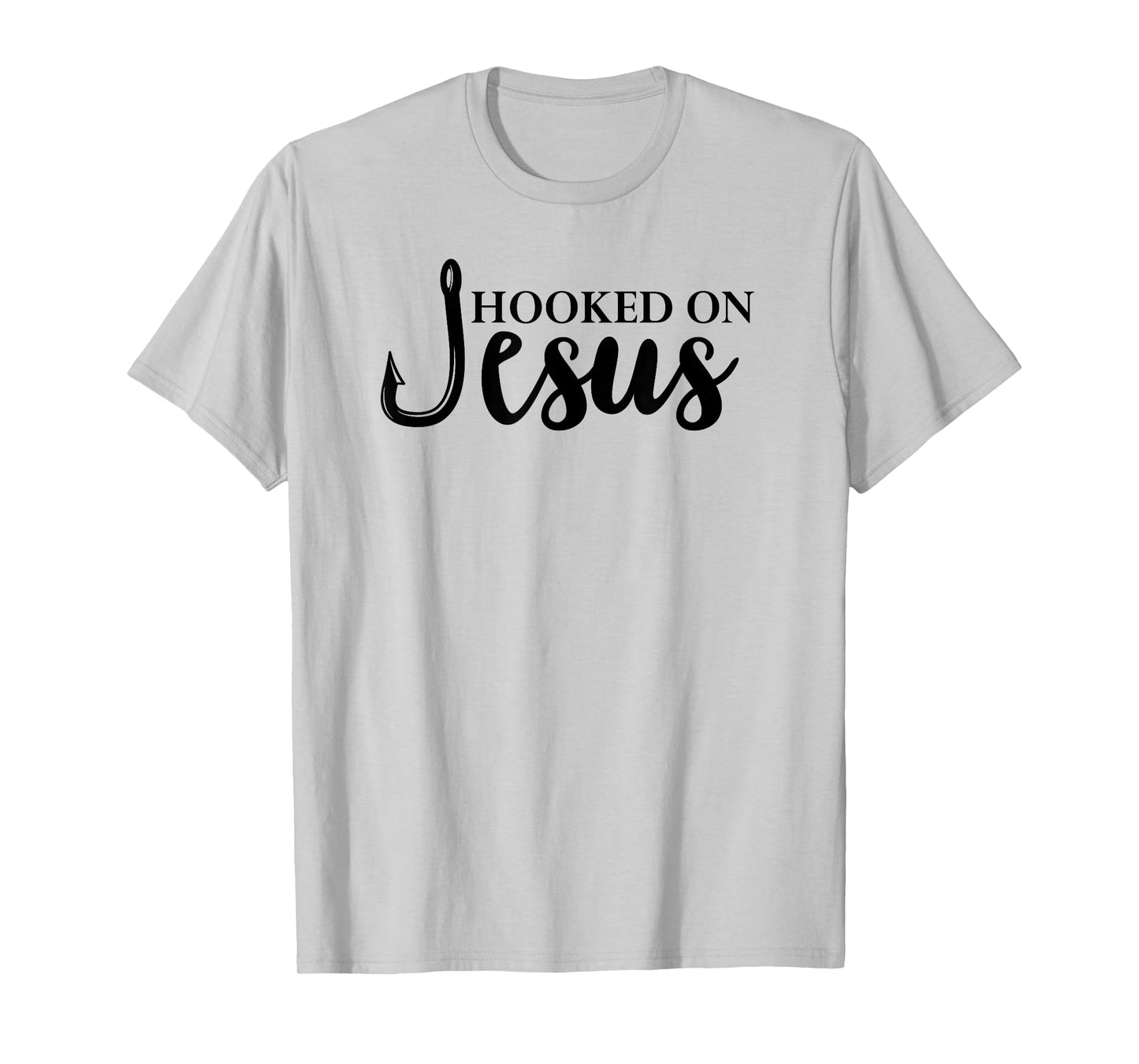 Hooked on Jesus TShirt,Jesus Fisherman Shirt,Hooked on Jesus T-Shirt