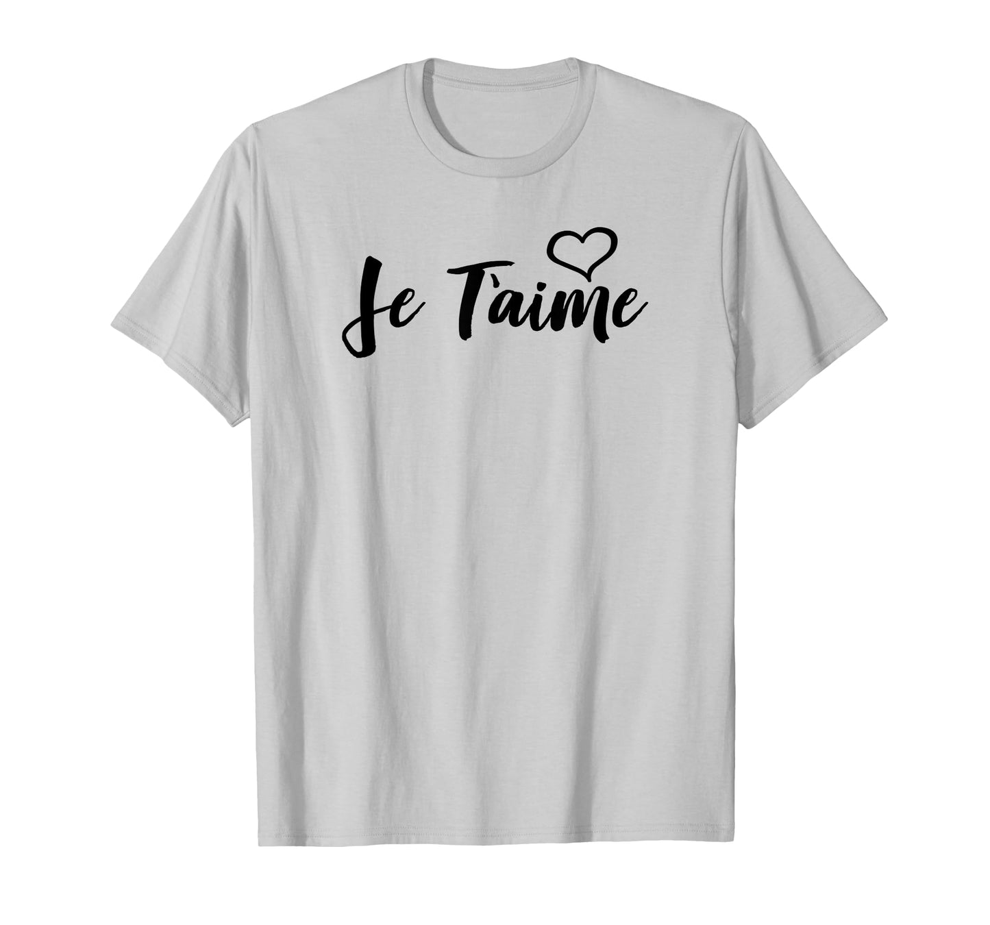 Je T'aime Heart French T-Shirt