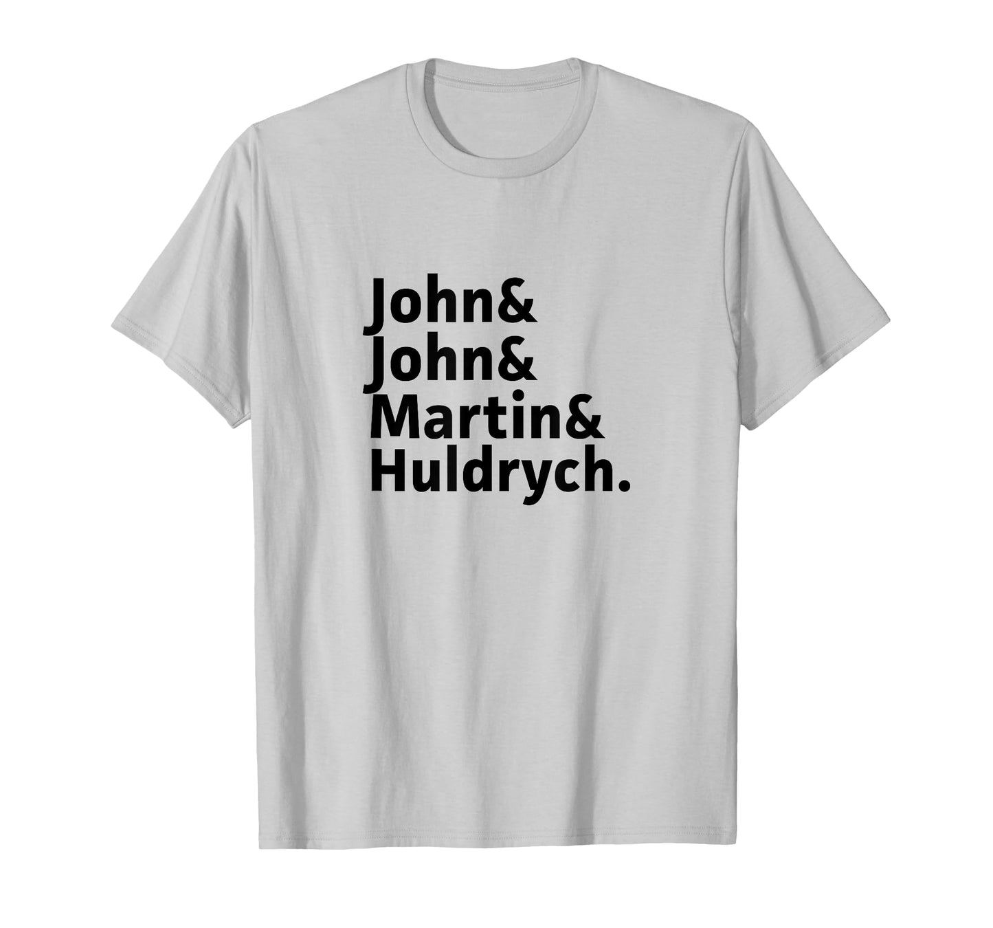 John Calvin, Knox, Martin Luther, Zwingli-Reformers Names T-Shirt