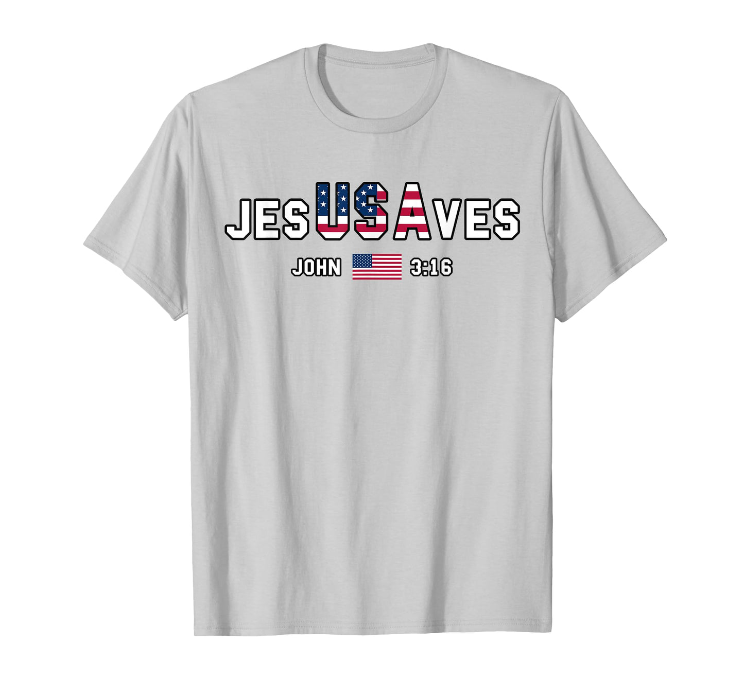 Toddler Jesus Saves USA 4th July Christian Men Boy Patriotic T-Shirt