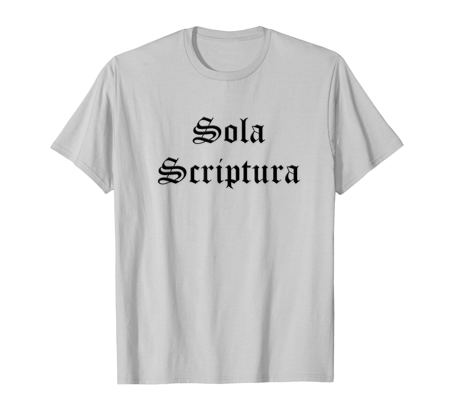 Sola Scriptura Scripture Alone Latin Five Solas Reformation T-Shirt