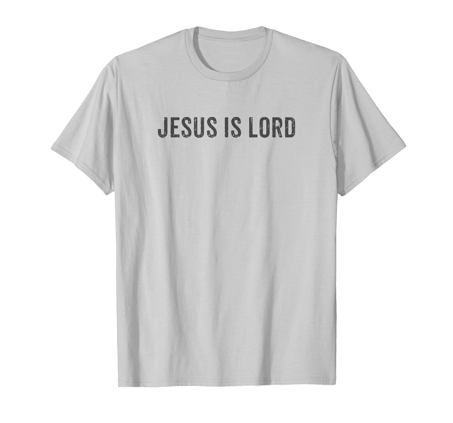 Jesus Is Lord Christian Religious Vintage Distressed Design T-Shirt