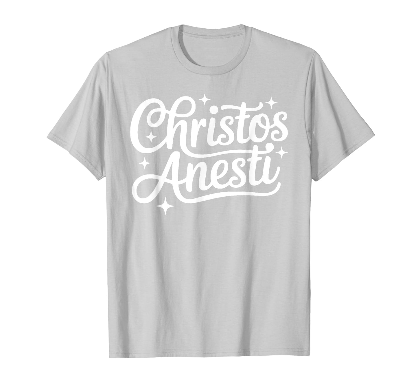 Christos Anesti Tsougrisma Cute Orthodox Greek Easter Girls T-Shirt